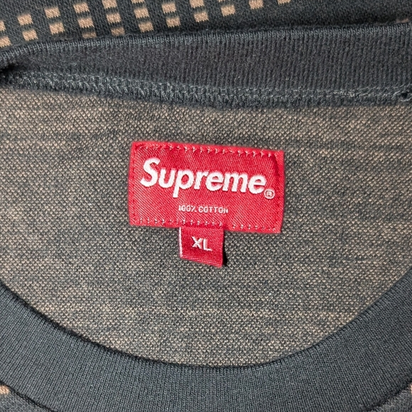 XL Supreme Dash Stripe Crewneck - Picture 4 of 6